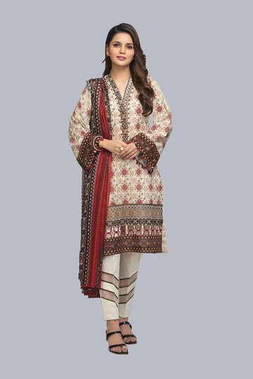 Bonanza Satrangi Ssr213p32 Beige Eid Collection 2021